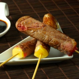 Brochettes Boeuf fromage...