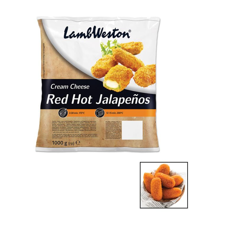 Lambweston RED HOT JALAPENOS 1KG