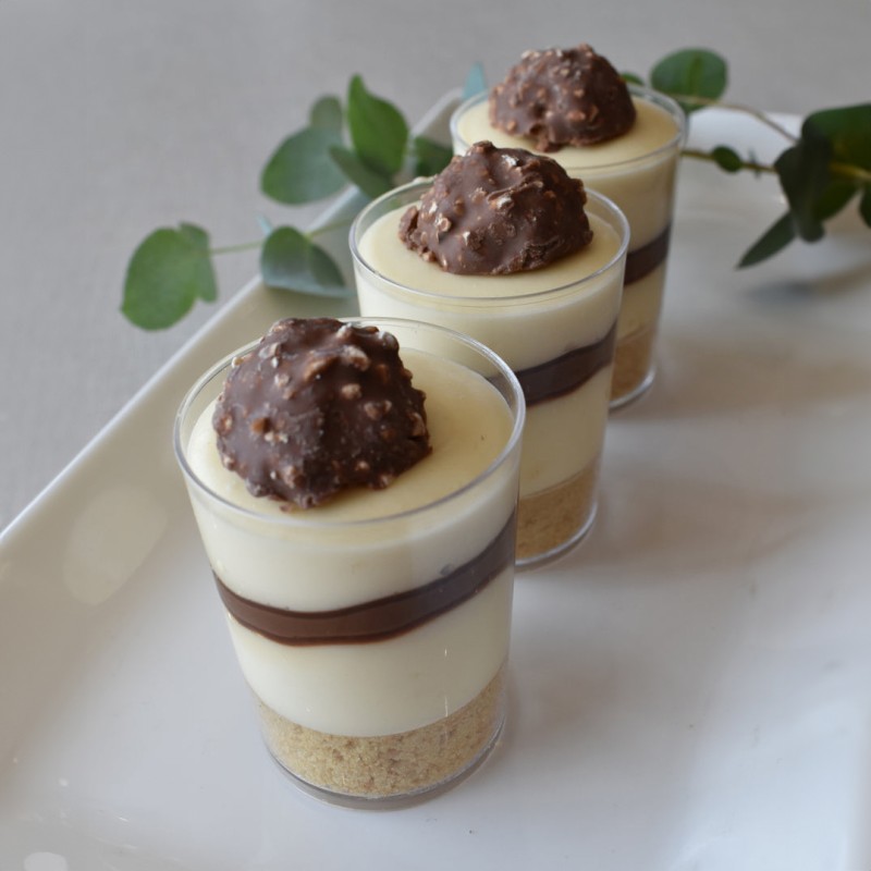 FERRERO ROCHER DESSERT POT X 18