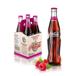 COCA COLA BRITISH COLUMBIA FRAMBOISE 24 X 355ML VERRE