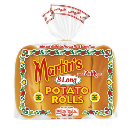 Martin's 6 hot dog rolls x64