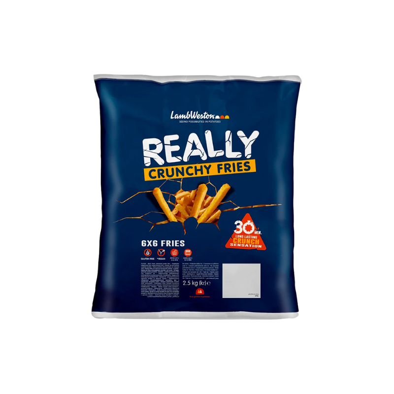 Frites "really crunchy" 6x6 Lambweston 4 x 2,5kg