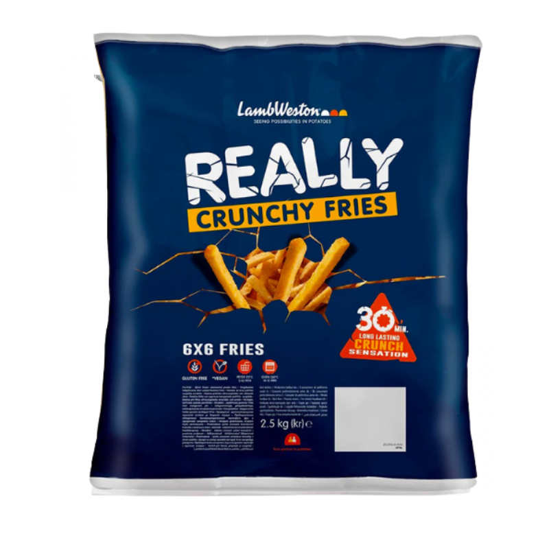 Frites "really crunchy" 6x6 Lambweston 4 x 2,5kg