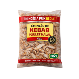 Emincés de poulet kebab 800g