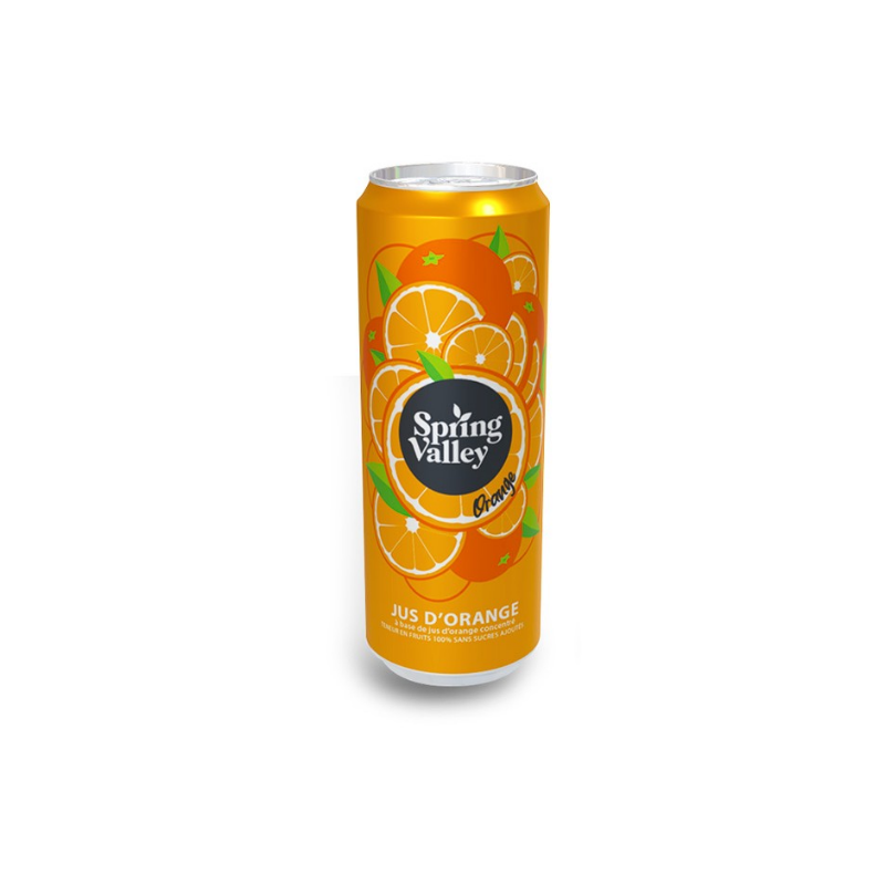 SPRING VALLEY ORANGE 24 X 330ML SLIM