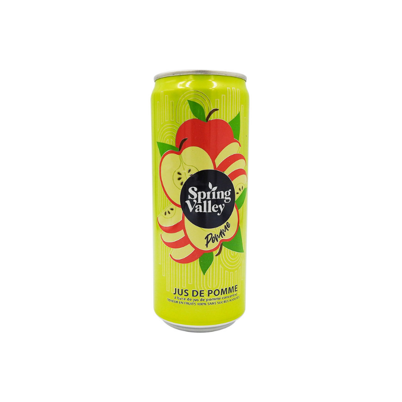 SPRING VALLEY POMME 24 X 330ML SLIM