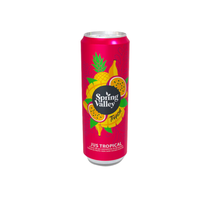 SPRING VALLEY TROPICAL 24 X 330ML SLIM