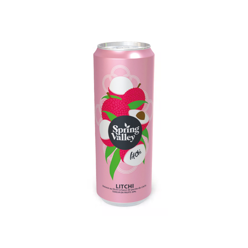SPRING VALLEY LYCHEE 24 X 330ML SLIM