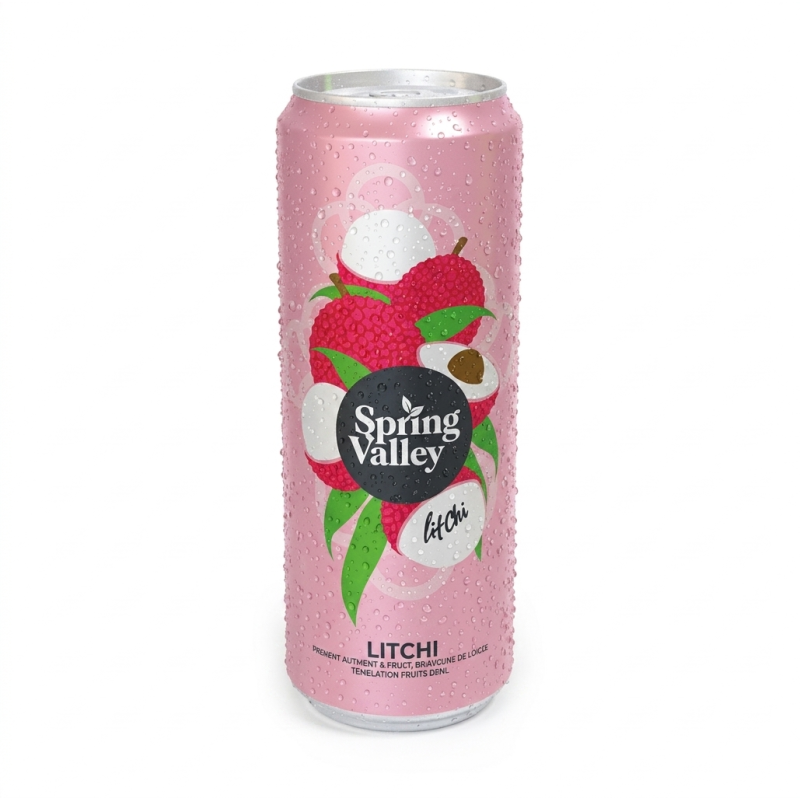 SPRING VALLEY LYCHEE 24 X 330ML SLIM