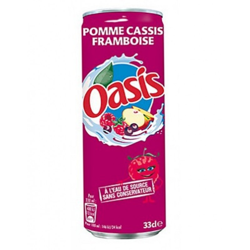 Oasis Pomme Cassis Framboise 24 x 33cl