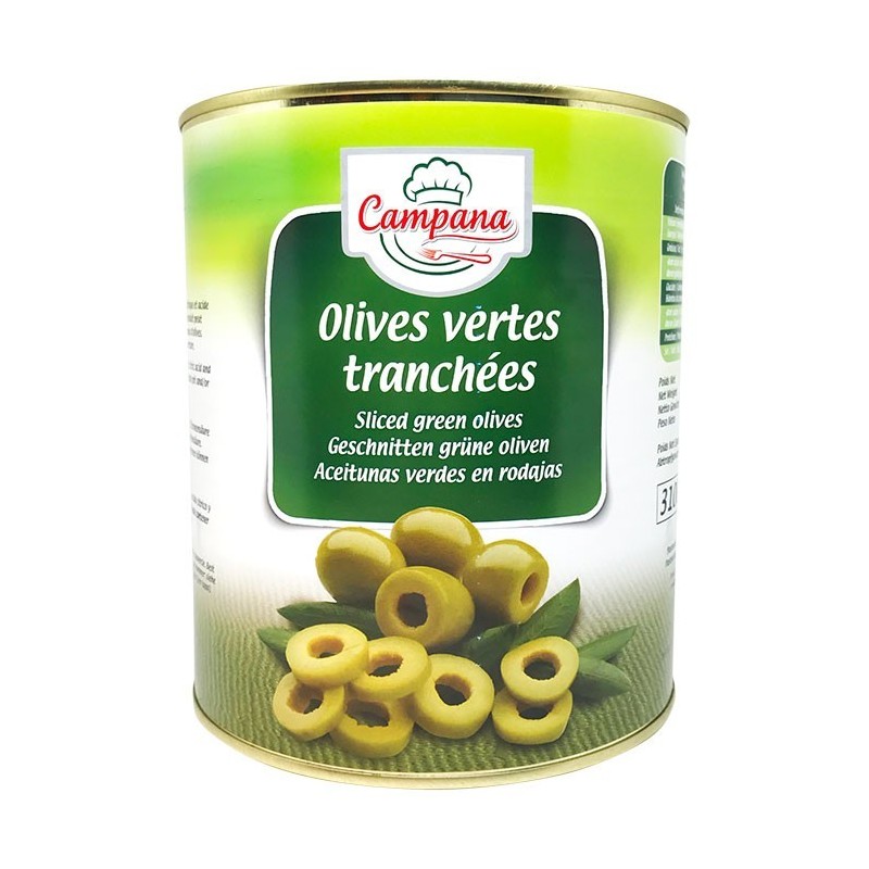 Olives Vertes Tranchées 3KG