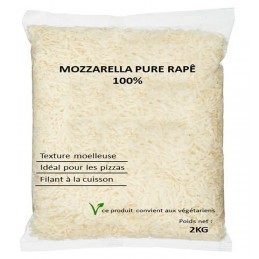 100% Mozzarella rapé