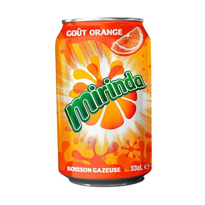 Mirinda Orange 24 x 33cl 5+1 offert